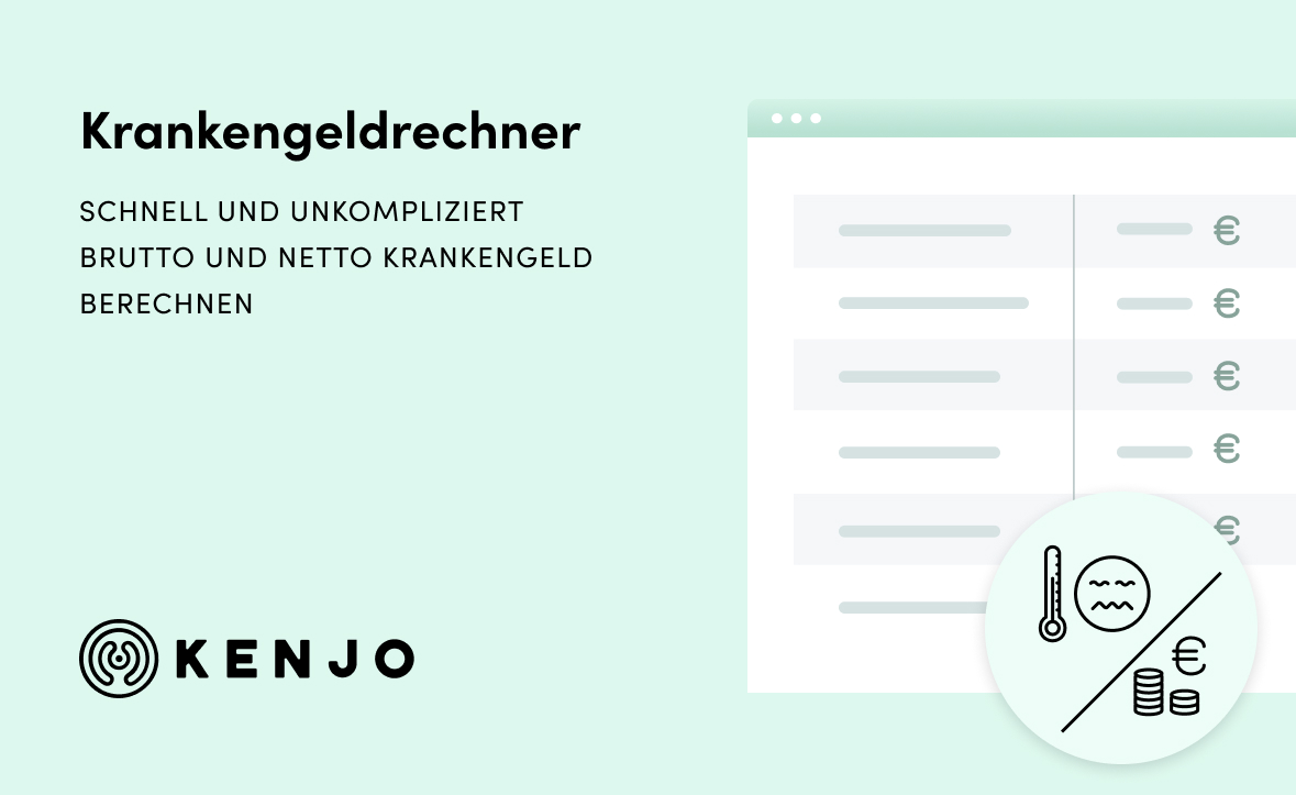 Kostenloser Krankengeldrechner | Kenjo